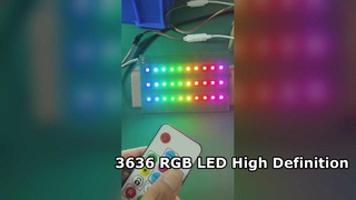 3636 RGB LED داخلی آی سی 12 میلی آمپر 5 ولت برای صفحه نمایش