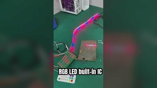LED های RGB آدرس پذیر با طراحی سفارشی IC داخلی
