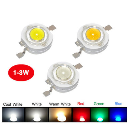1W 3W قدرت بالا LED تراشه طول موج 460-472m برای لامپ های روشنایی DIY