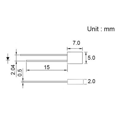 2*5*7mmDiode LED چند منظوره برای چراغ های شاخص