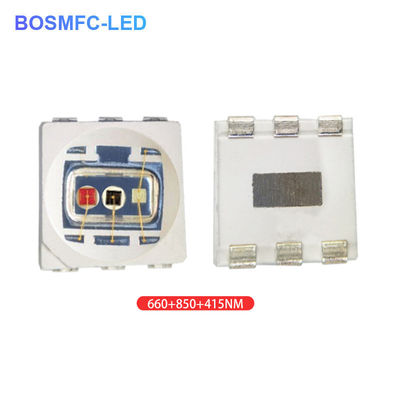 1.5W 5050 SMD LED Chip 660nm + 850nm + 415nm برای لوازم آرایشی پزشکی LED کاهش درد