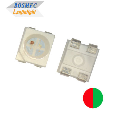 RoHS 20mA LED دو رنگ SMD 3528 چراغ قرمز و سبز برای نوارهای LED