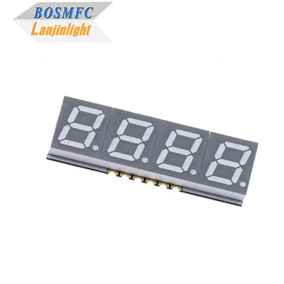 0.56 اینچ 7 بخش LED SMD صفحه نمایش 4 رقم فوق نازک آنود مشترک