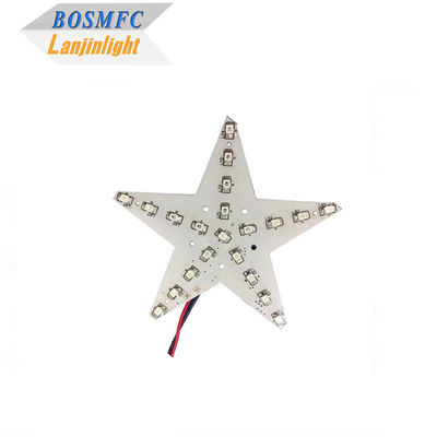 تخصیص ستاره PCB چند لایه صفحه مدار LED, FR4 آلومینیوم PCBA صفحه با LED