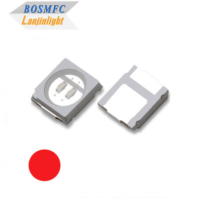 3030 SMD تراشه های LED 1W تراشه های دوگانه روشنایی بالا 660nm نور قرمز