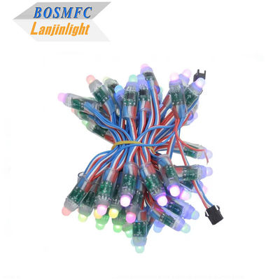 فابریکه رنگ کامل قابل برنامه ریزی DC5V WS2811 RGB پیکسل نور رشته ضد آب IP68 9mm 12mm LED رشته