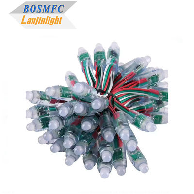 RGB Full Color Programmable DC5V LED Module WS2811 12mm Waterproof IP68 Smart Pixel چراغ های کریسمس Rgb چراغ های رشته ای