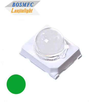 0.2w 60mA روشنایی بالا 20,000mcd سبز 2835 SMD LED 30 درجه گنبد لنز دیود برای چراغ های ترافیکی