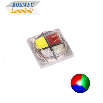 LED SMD با قدرت بالا 5050 RGBW با پایه سرامیکی 4 * 1W و 4 * 3W پیکربندی نور سفید 6000K
