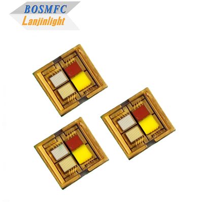 تراشه دیود LED SMD سرامیکی رنگارنگ 4 در 1 RGBW با توان بالا و رنگ کامل 6065 برای نورپردازی صحنه