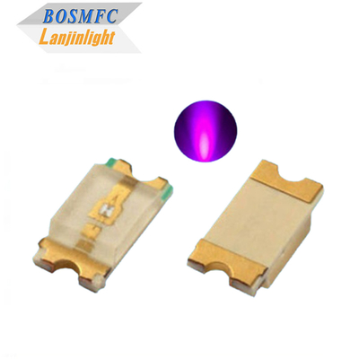 0805 SMD LED 385nm 2012 اندازه 405nm دیود UV برای لامپ ضد پشه