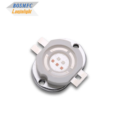 منبع نور LED یکپارچه 5 وات با رنگ قرمز و آبی با توان بالا برای درمان طیفی.