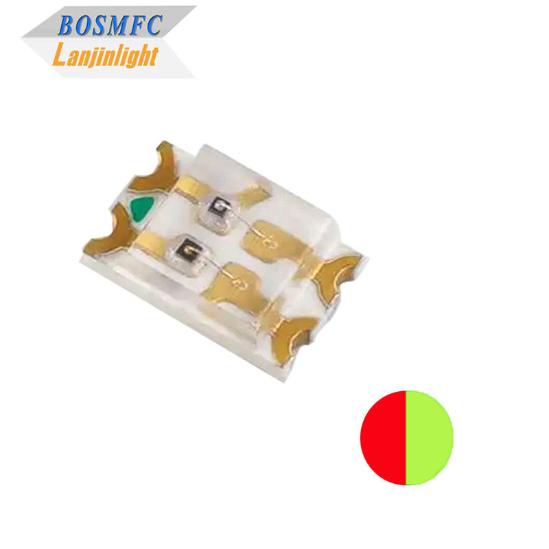 دوامدار 0805 دو رنگ SMD LED دیود تابش قرمز و سبز سطح نصب شده 2012 20mA