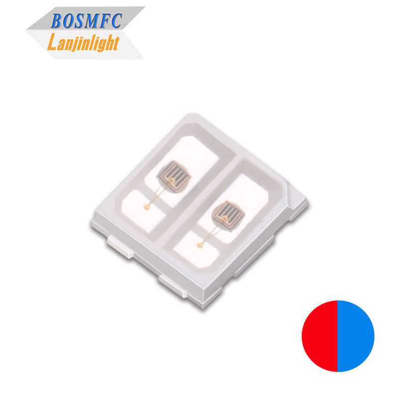 LED SMD دو رنگ 3030 قرمز و آبی نور چند عملکردی دیود نوری