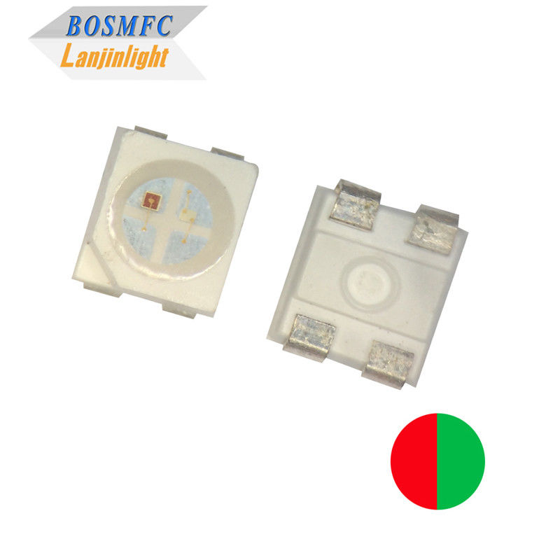 RoHS 20mA LED دو رنگ SMD 3528 چراغ قرمز و سبز برای نوارهای LED