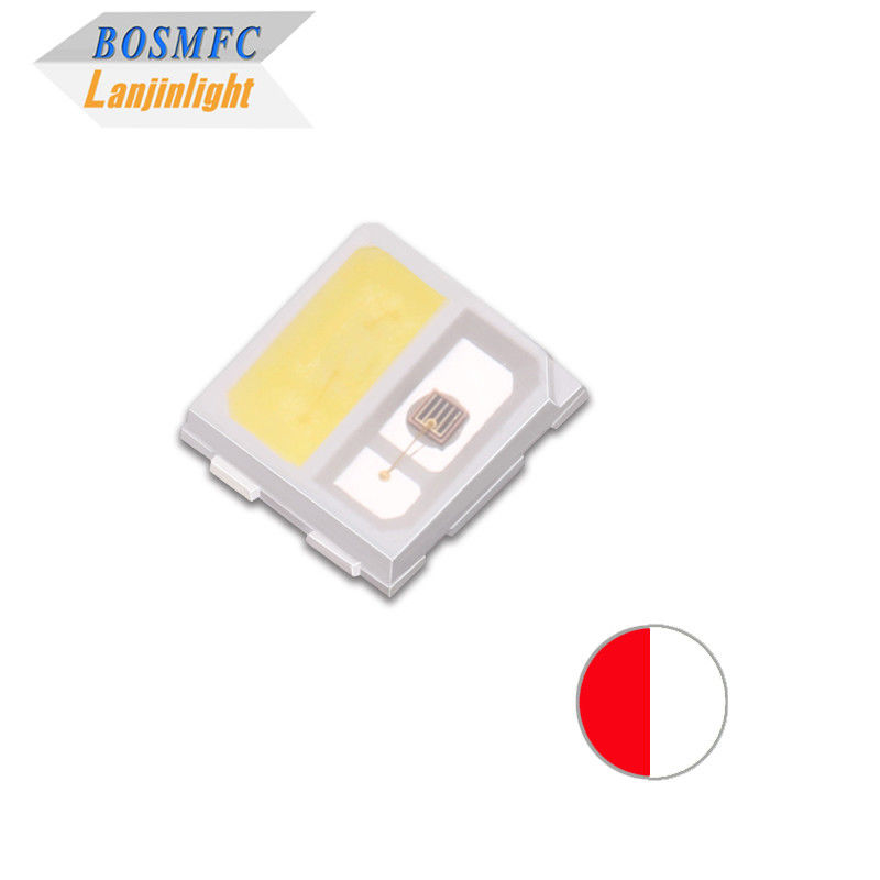 1W 3030 SMD LED دو رنگ قرمز و سفید ، 150mA دیود LED عملی