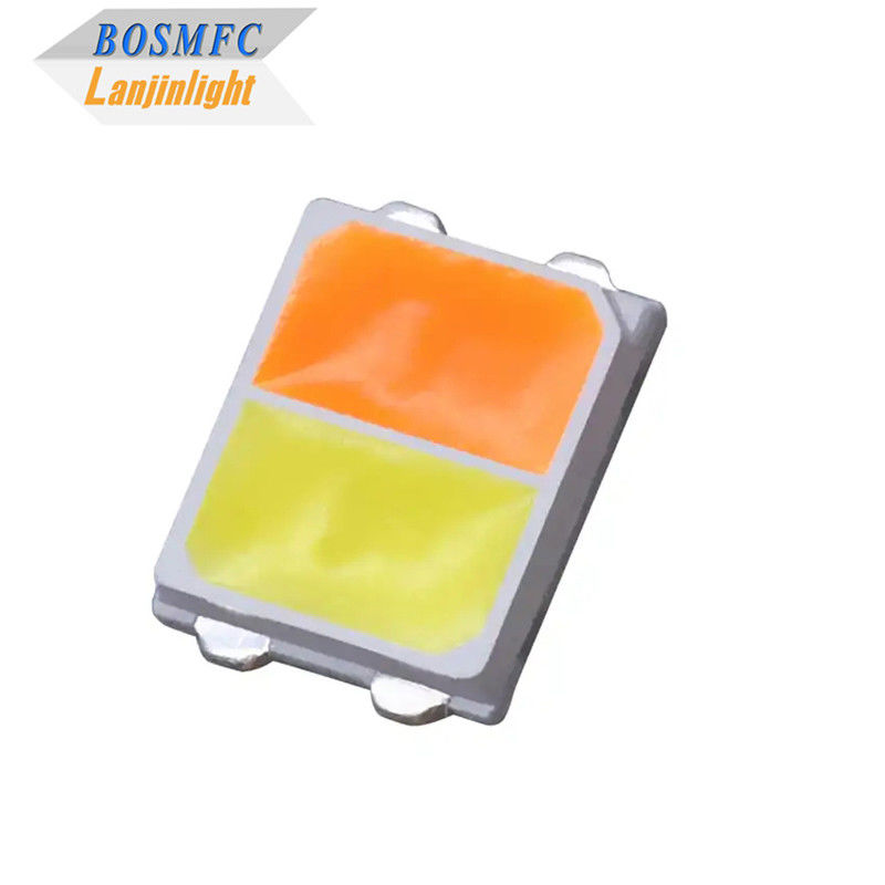 2835 دو رنگ LED SMD، 3.75x2.8x0.65mm سفید خنک و گرم سفید چراغ LED تراشه