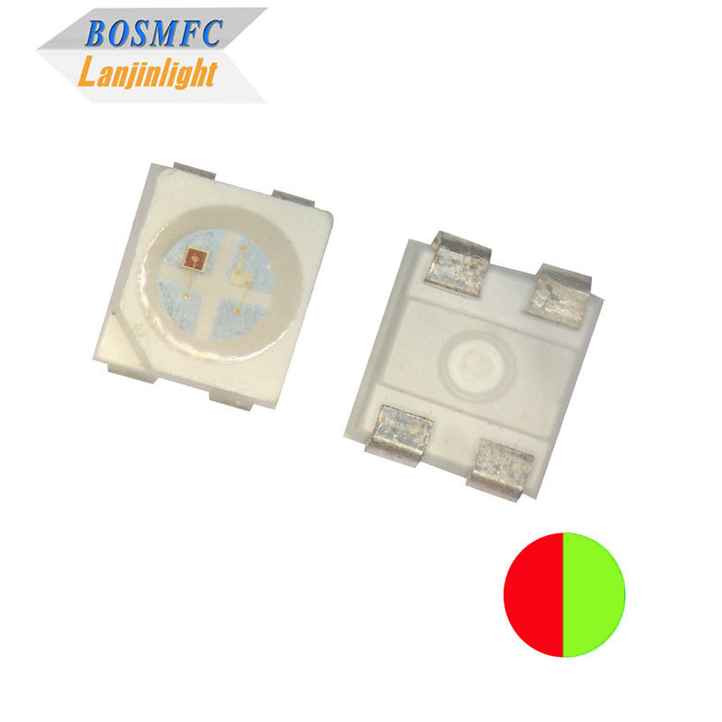 OEM 0.06W Bi Color SMD LED 3528 قرمز و سبز 568-572nm برای شاخص