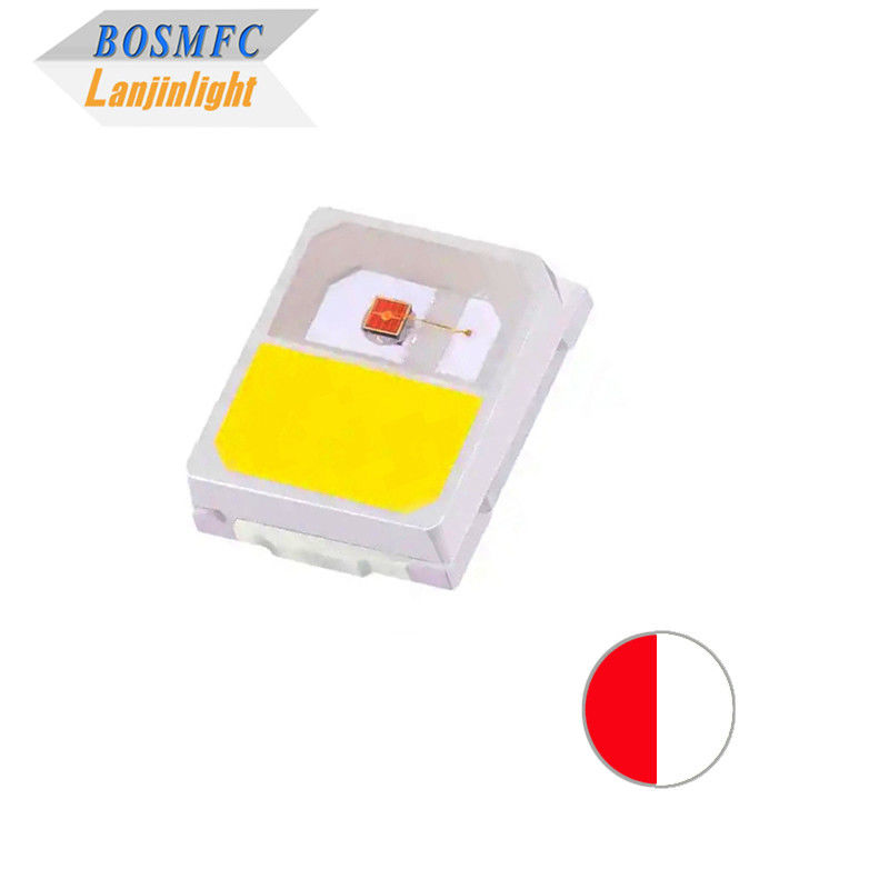 رنگ ثابت دو رنگ 2835 SMD LED قرمز و سفید 0.5W تبعید گرما