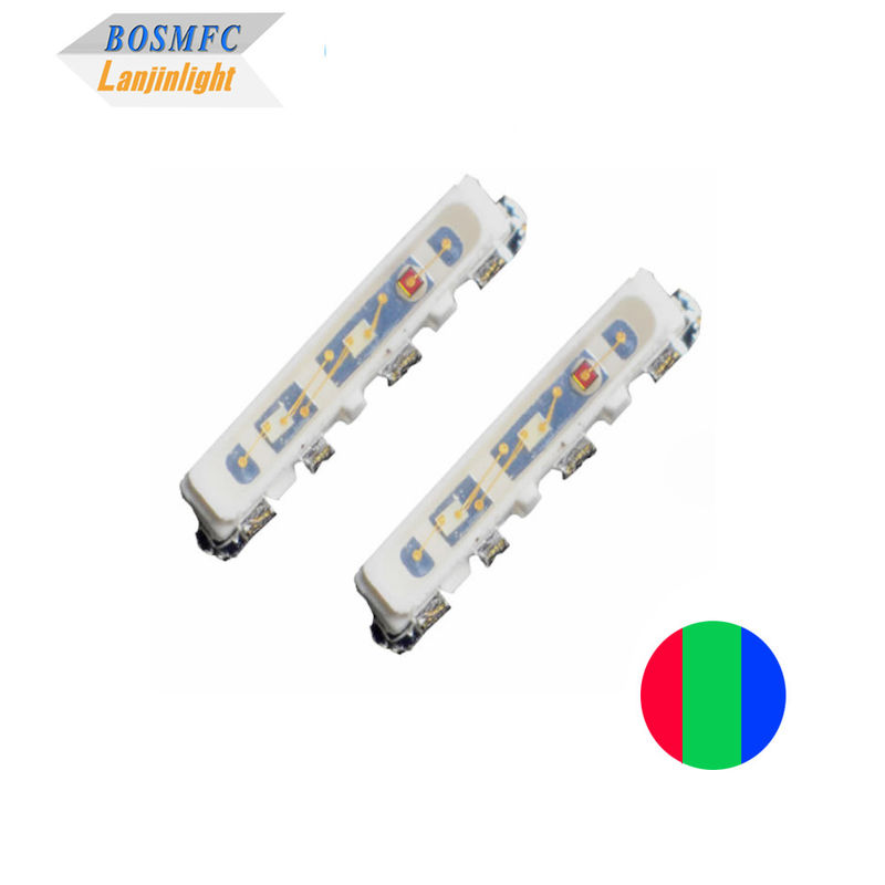 روشنایی بالا 020 RGB SMD LED PLCC4 LED Side View LED RGB 4308 دیود رنگی کامل برای نوار انعطاف پذیر LED