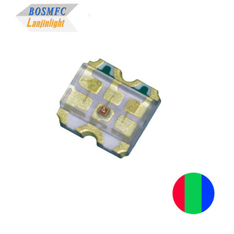 PLCC6 1615 LED سه رنگ ضخامت 0.4mm T 0603 RGB SMD LED برای چراغ شویی
