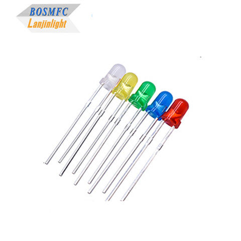 3mm از طریق سوراخ LED تمام رنگ F3 غوطه ور LED عملی برای روشنایی داخلی