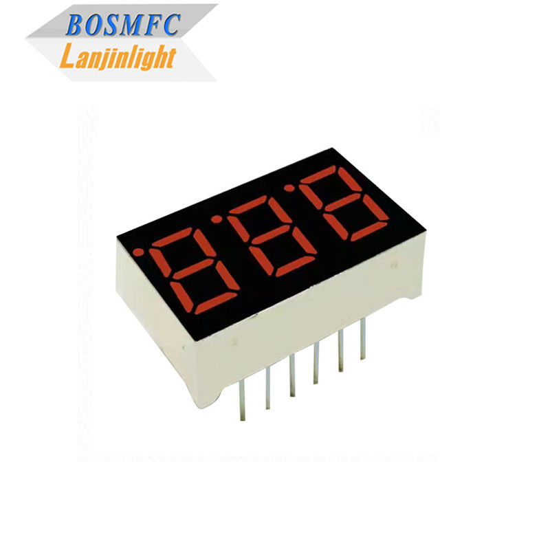 صفحه نمایش LED 20mA 7 بخش 3 عدد 0.28 اینچ 0.56 اینچ دوامدار