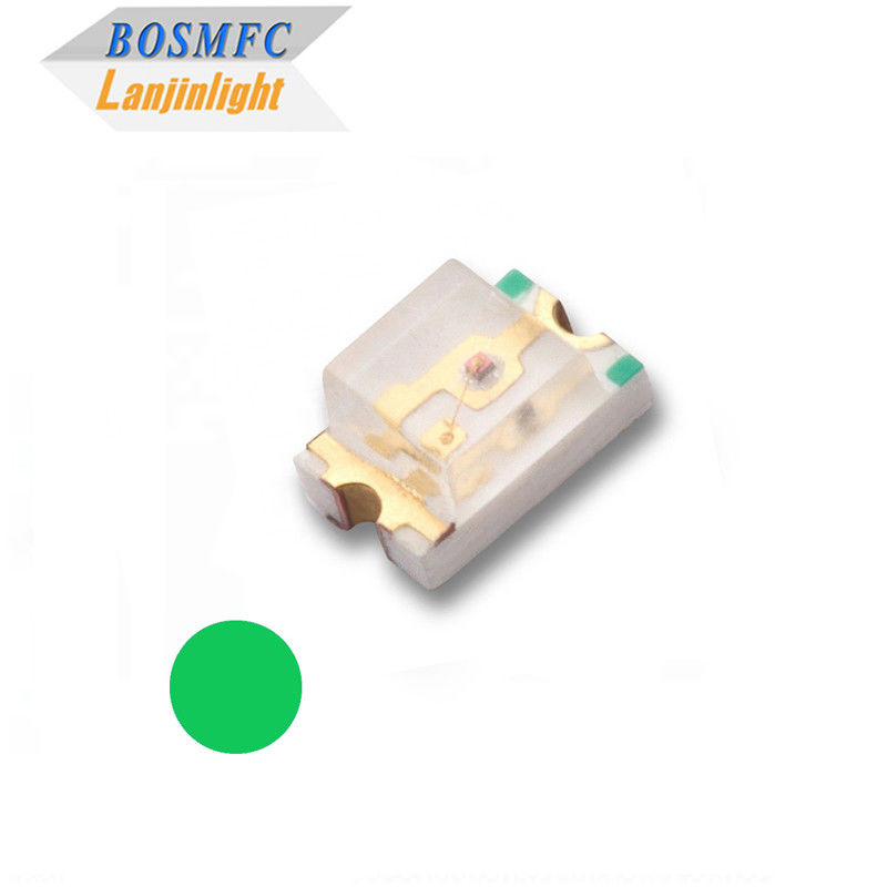 0805 دیود LED SMD بالا 0.06W 2.8V-3.4V تراشه نور سبز برای نوار نور LED