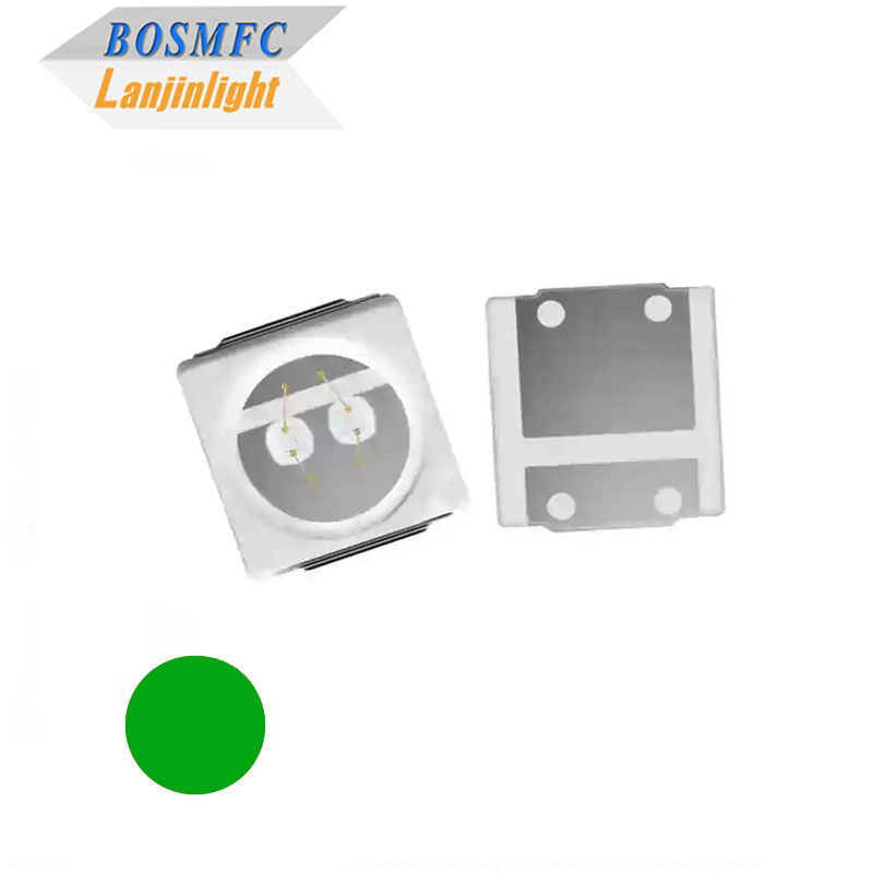 دوامدار 2w 3030 SMD تراشه LED رنگ سبز برای چراغ های ترافیکی