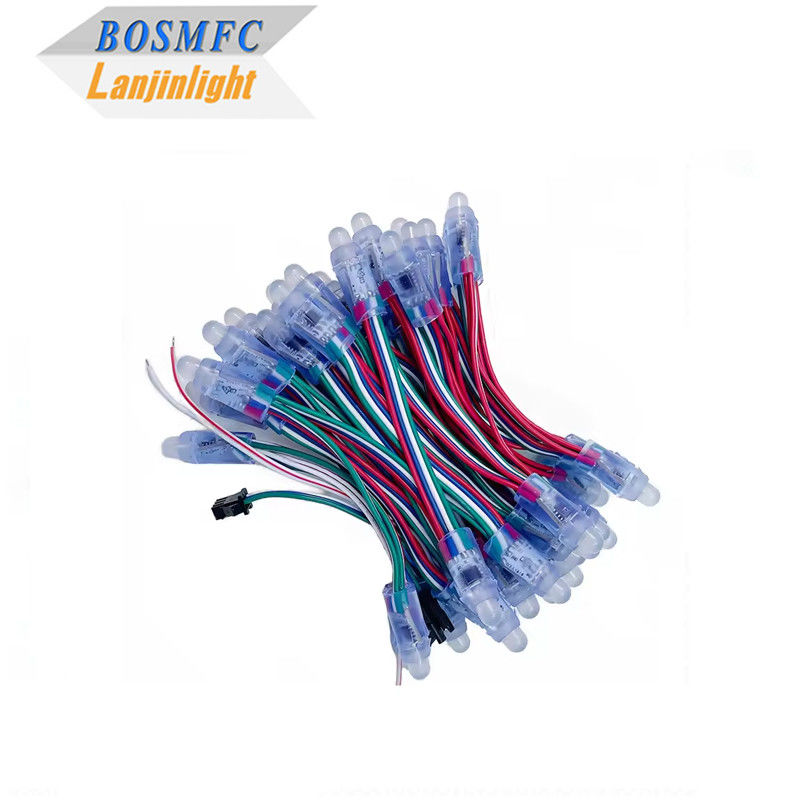 فابریکه رنگ کامل قابل برنامه ریزی DC5V WS2811 RGB پیکسل نور رشته ضد آب IP68 9mm 12mm LED رشته