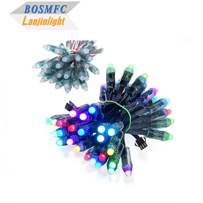 کارخانه عمده فروشی WS2811 رنگ خواب RGB IC 12V LED Pixel Sting Light ماژول های تبلیغاتی صفحه نمایش LED نور نقطه ای کریسمس