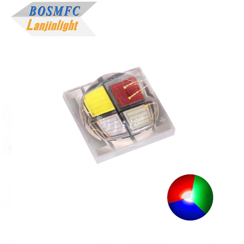 LED SMD با قدرت بالا 5050 RGBW با پایه سرامیکی 4 * 1W و 4 * 3W پیکربندی نور سفید 6000K