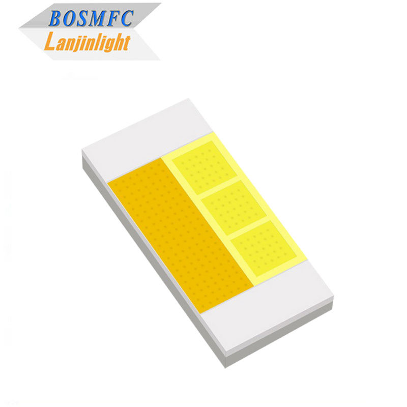 LED با کیفیت خوب و توان بالا 30 وات سفید سفید گرم 3570 SMD LED Chip دو رنگ برای چراغ های جلوی خودرو
