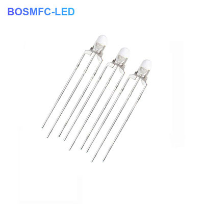 دو رنگ 3mm از طریق سوراخ LED چند منظوره 20mA قرمز و سبز