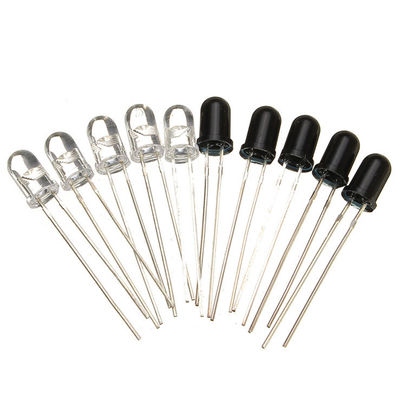 5mm IR LED Chip 850nm 890nm 940nm 980nm از طریق سوراخ برای ترمومتر