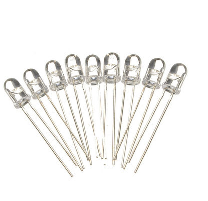 سر گرد 5mm UV LED 385nm 395nm نور UV آب شفاف لنز برای لامپ پشه