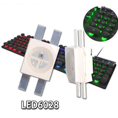 OEM ODM روشنایی بالا ساخته شده در IC SK628 RGB 6028 Smd دیود تولید تراشه LED برای صفحه کلید مکانیکی بازی