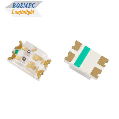 دو رنگ SMD LED 0805 قرمز و آبی دو رنگ 0.06W تراشه های Ultra Bright