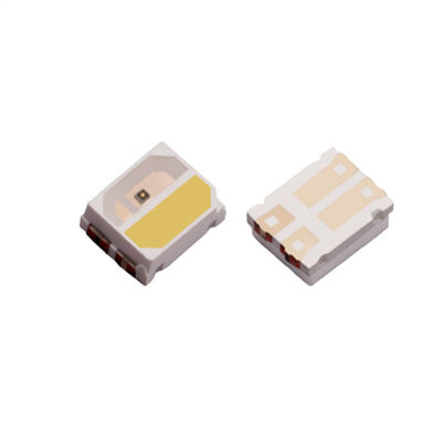 ثابت 0.2W 2835 SMD LED دو رنگ قرمز و سفید گرم CCT2700-3200K Anti Static Bright LED Chip