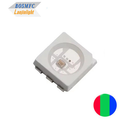 RDC12V PLCC6 5050 RGB LED IC رانندگی چند رنگ SMD LED SK6812 / WS2812B IC