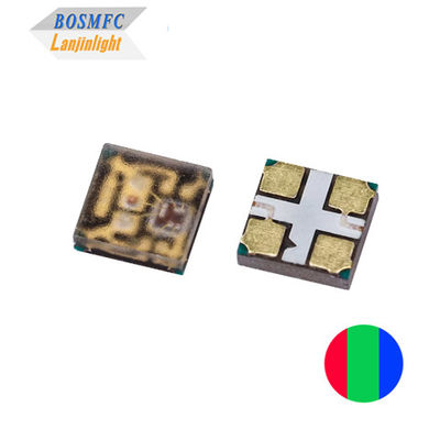 Super Bright Multi Color PLCC4 2020 RGB LED 12mA IC داخلی کنترل هوشمند فردی