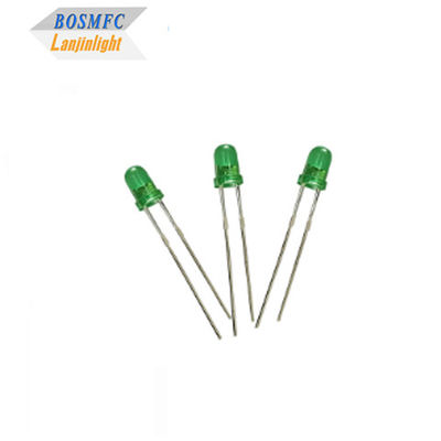 3mm dip led Green Light LED Light Emitting Diode طول موج 5 ولت 520nm-535nm