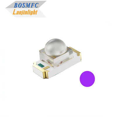 1206 SMD UV LED Chip Dome Lens 405nm UVA Light LED Diode برای چاپگر سه بعدی