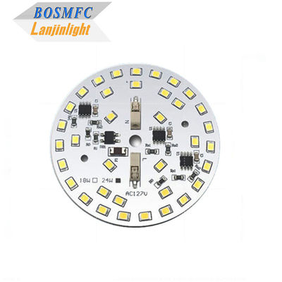 نور پایین 2835 SMD LED PCB آلومینیومی ، حسگر رادار حرکت ED صفحه مدار روشن