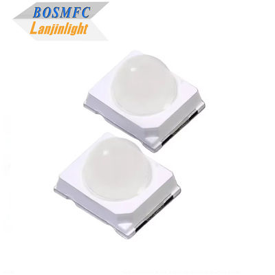 0.2w 60mA روشنایی بالا 20,000mcd سبز 2835 SMD LED 30 درجه گنبد لنز دیود برای چراغ های ترافیکی