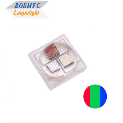 3W 3535 RGB LED 120 درجه گنبد لنز 3 در 1 رنگ کامل سرامیکی قدرت بالا SMD LED کارخانه فروش