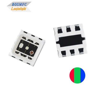 1.5W 5050 RGB لنز گنبد LED تراشه LED سه رنگی با قدرت بالا 3 * 0.5W