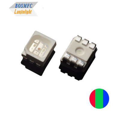 PLCC6 3528 تراشه RGB LED ، نشانگر صفحه ی گواهینامه چند رنگی SMD LED