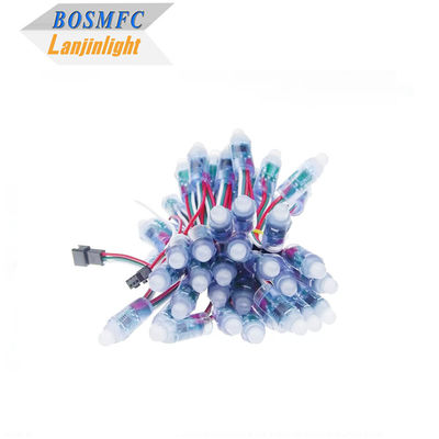 RGB Full Color Pixel Waterproof WS2811 پیکسل های دیجیتال قابل آدرس LED Globe String Lights 12mm DC 5V