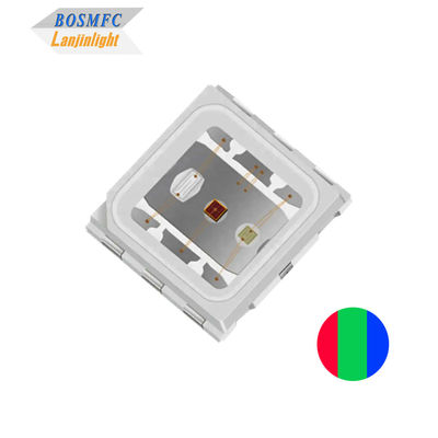 1.5W 5050 RGB لنز گنبد LED تراشه LED سه رنگی با قدرت بالا 3 * 0.5W